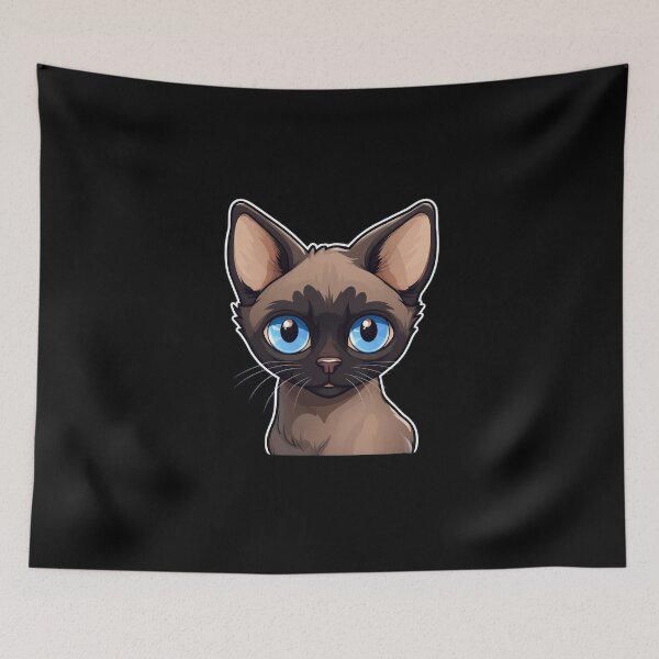 Item preview, Cute Siamese Cat Lover Funny Siamese Cat designed and sold by Superhero Gear.