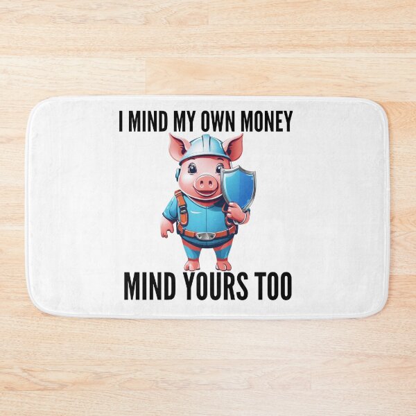 Item preview, Own Your Financial Fate! - Step Up Your Piggy Bank Security designed and sold by Thinglish Lifestyle.