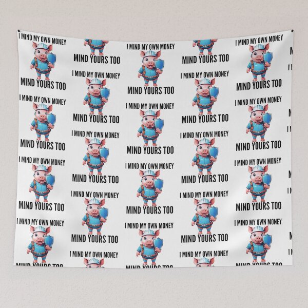 Item preview, Own Your Financial Fate! - Step Up Your Piggy Bank Security designed and sold by Thinglish Lifestyle.