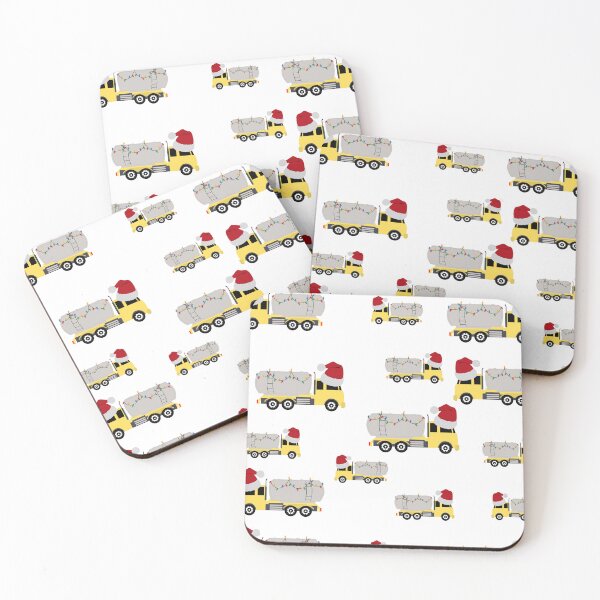 Item preview, Christmas Tanker Truck Transportation Trucks designed and sold by idovedesign.