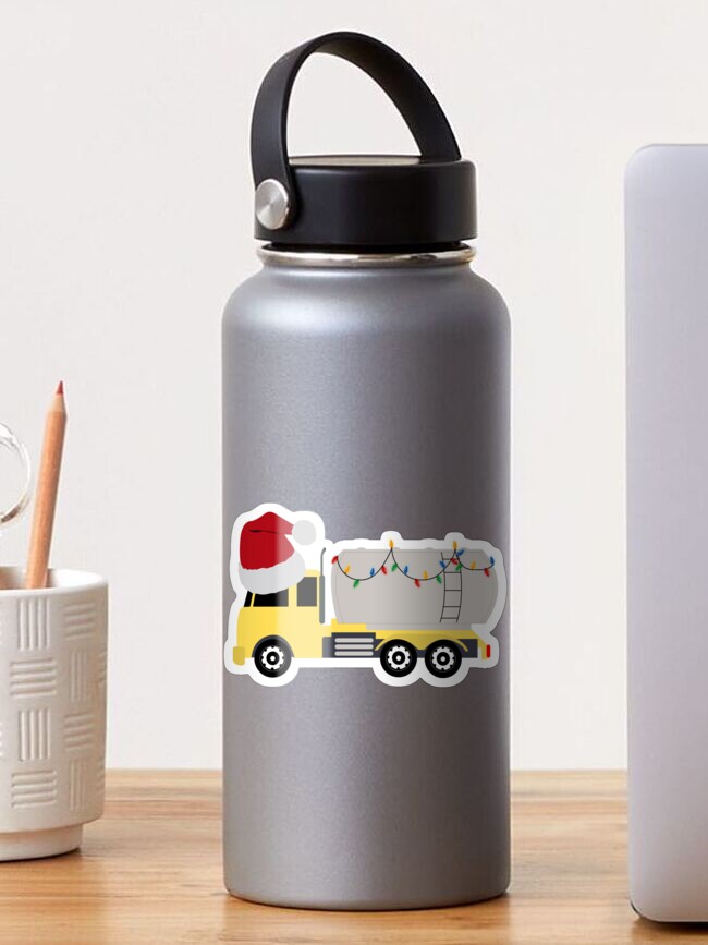 SARNFANS Christmas Water Bottle, American Truck with Xmas Tree, Stainless  Steel Metal Water Bottle, Insulated Spill-Proof Travel Sports Water Bottle