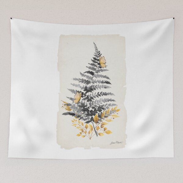 Item preview, Gold And Black Botanicals B designed and sold by Jean Plout.