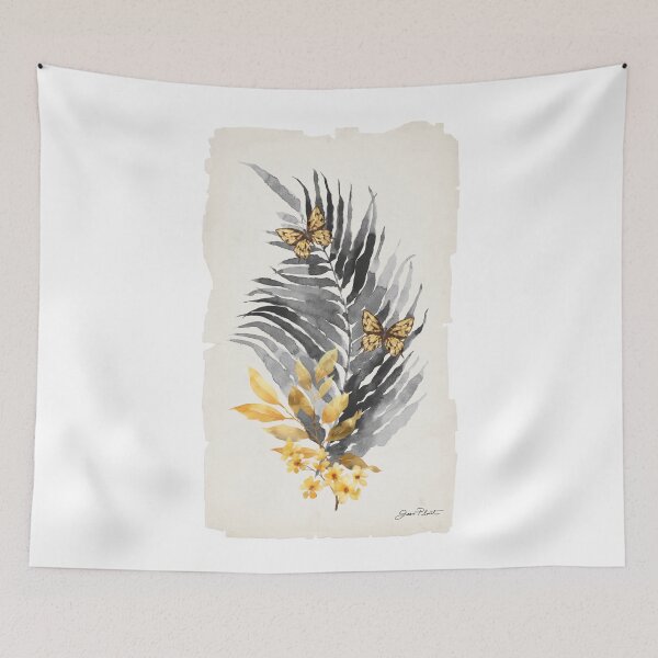 Item preview, Gold And Black Botanicals C designed and sold by Jean Plout.