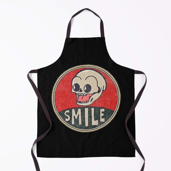 Item preview, Vintage Smiling Skull Distressed Look designed and sold by mrtraz.
