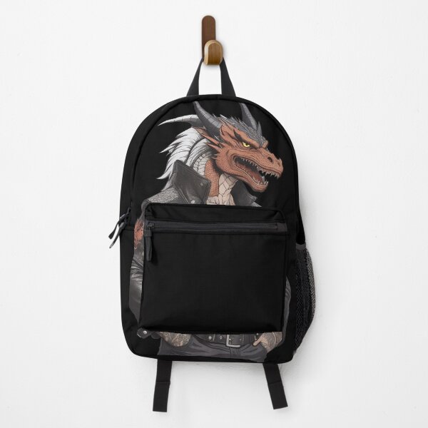 Item preview, Bad red dragon in leather jacket designed and sold by twisted-dot.