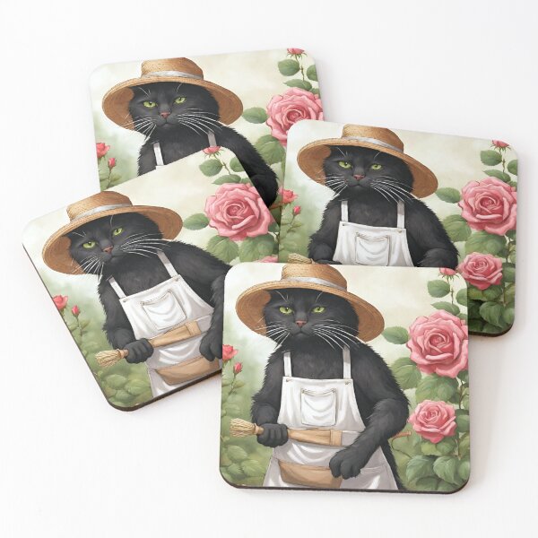 Item preview, Black garden tomcat designed and sold by Gourmetkater.