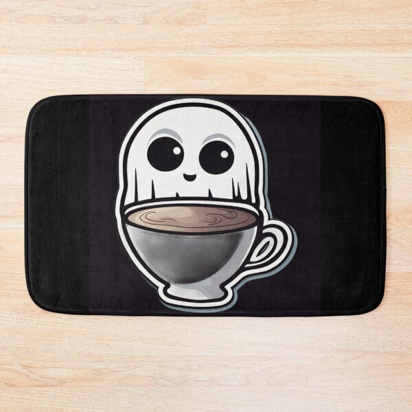 Item preview, spooky coffee ghost designed and sold by Blizzunknown.