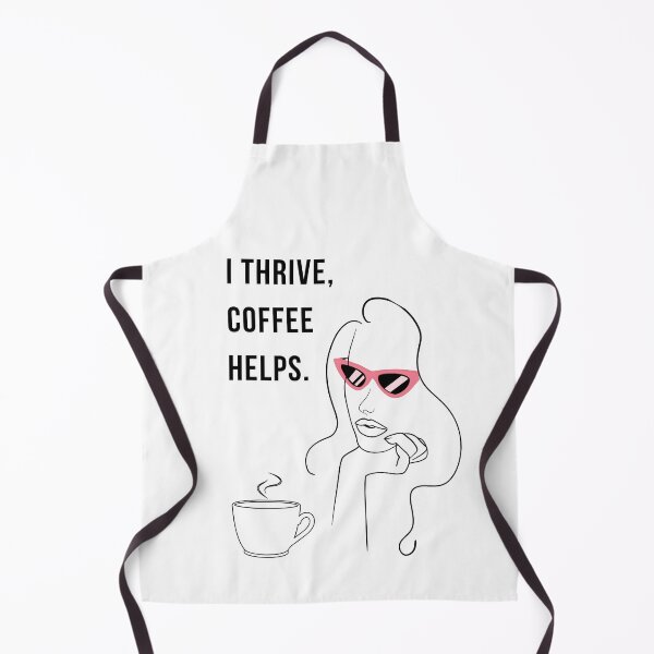 Item preview, I Thrive Coffee Helps Coffee Lover Quote Design designed and sold by WomenLevelUp.