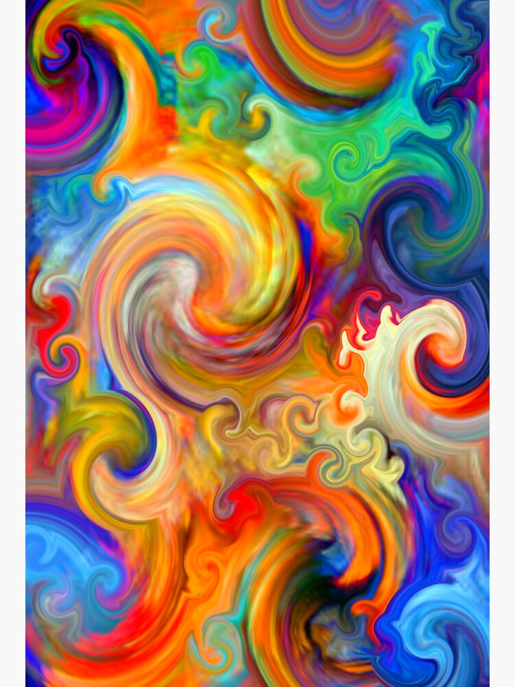 Thumbnail 3 of 3, Sticker, Mexican Ocean Wave designed and sold by Vk91.