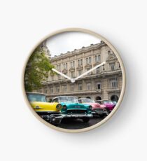 havana cars Clock