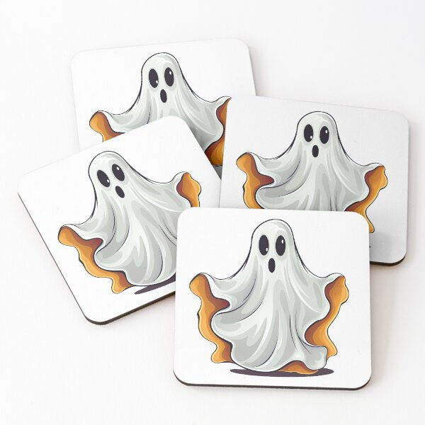 Item preview, White Ghost With Sheet And Eye Holes designed and sold by Treasure Kat.