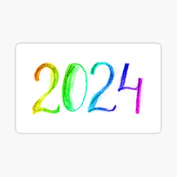 Sticker For Sale Mit 2024 Bunter Handgeschriebener Regenbogen   St,small,507x507 Pad,600x600,f8f8f8 