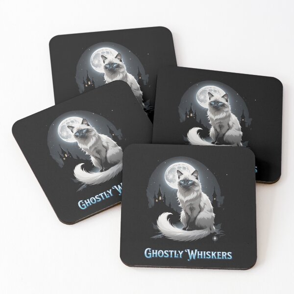 Item preview, Ghostly Whiskers! Halloween Design, Ragdoll designed and sold by RuyaFab.