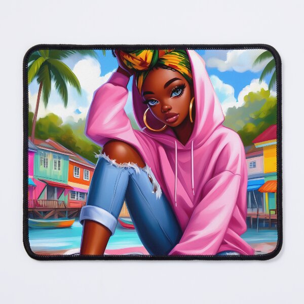 Item preview, Cute Girl in the Caribbean  designed and sold by Design Den.