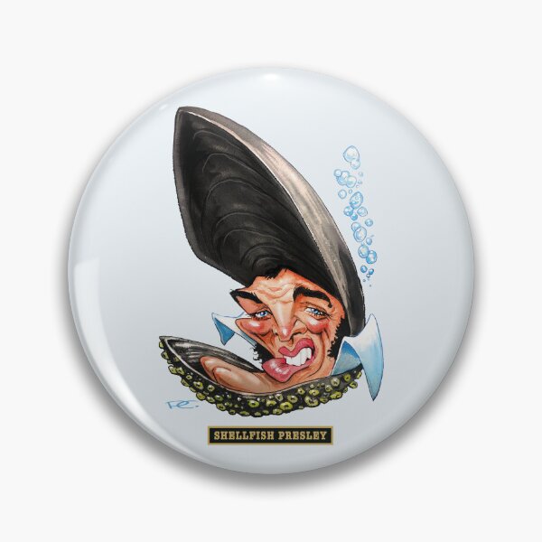 Item preview, SHELFISH PRESLEY - Another Great Illustration from Paul Cemmick's POPSTAR MUTATIONS by DAVID RICHARDSON designed and sold by TIGERDAVER.