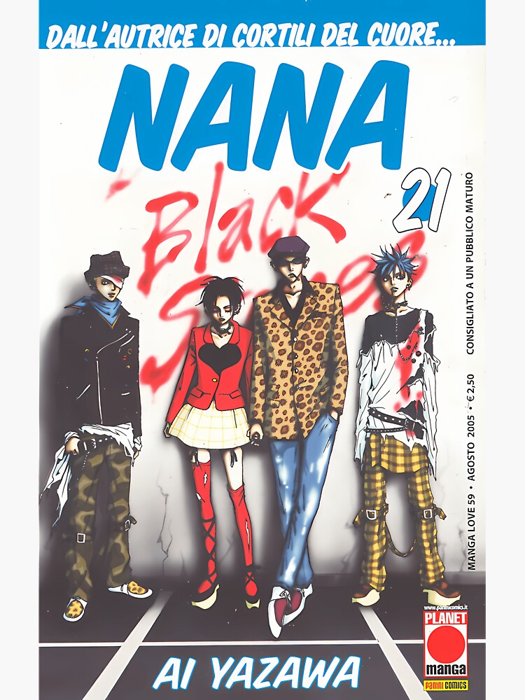 Nana Manga Cover Sticker for Sale by ghostwarriorz