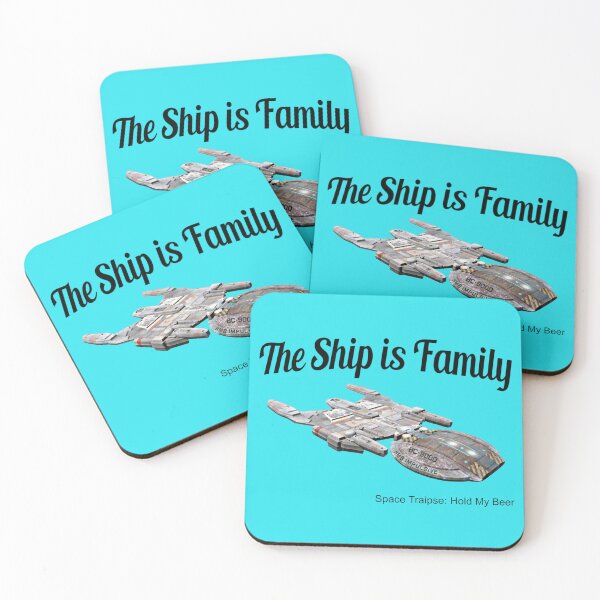 Item preview, ST: HMB "The Ship is Family" in color designed and sold by LaserCowPress.
