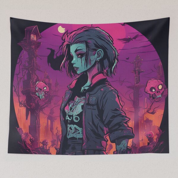 Item preview, Glowing Ghouls: Halloween's Neon Spectacle of Scares designed and sold by The-Library.