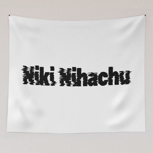Item preview, Niki Nihachu Merch Glitch Logo designed and sold by pooblios.