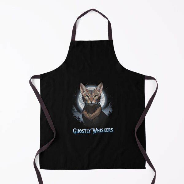 Item preview, Ghostly Whiskers! Halloween Design, Abyssinian designed and sold by RuyaFab.