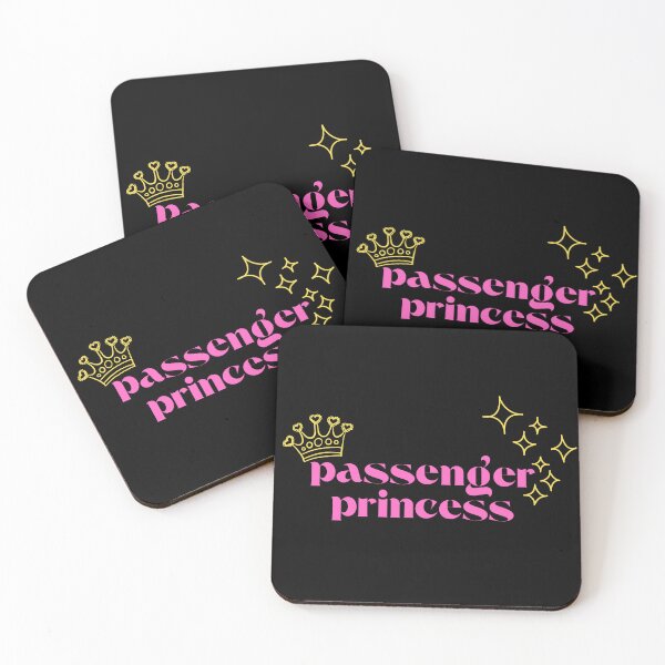 Item preview, passenger princess with queen crown  | colorful cute pink passenger queen designed and sold by Happiness-pills.
