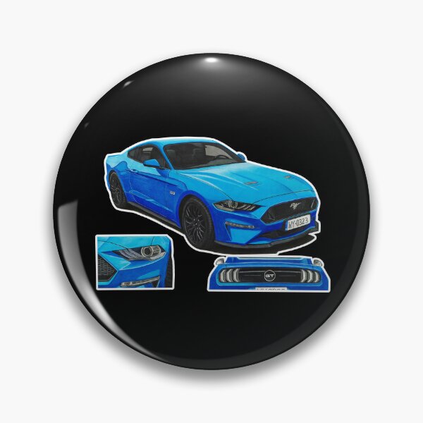 Item preview, Blue Modern Super Car (USA)  designed and sold by SylwiaCarArt.