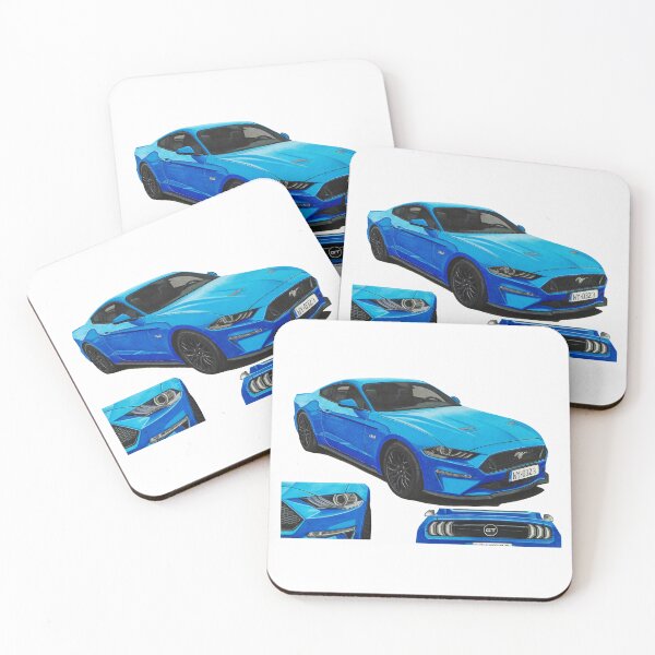 Item preview, Blue Modern Super Car (USA)  designed and sold by SylwiaCarArt.