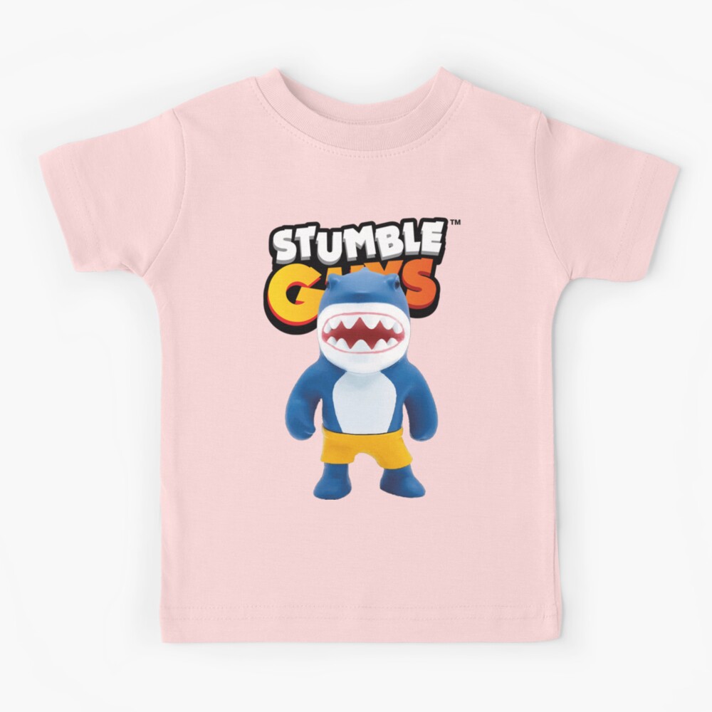 Messi stumble guys Kids T-Shirt by DofinaSur