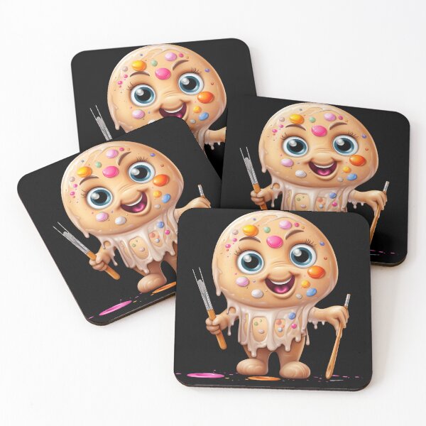Item preview, 3D Cartoon Cookie Artist Monster designed and sold by NarwhalShop.