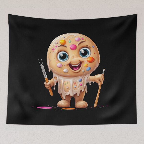 Item preview, 3D Cartoon Cookie Artist Monster designed and sold by NarwhalShop.