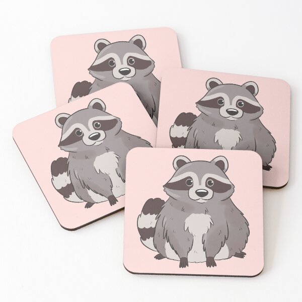 Item preview, Cute chubby cartoon raccoon  designed and sold by Yaragold.