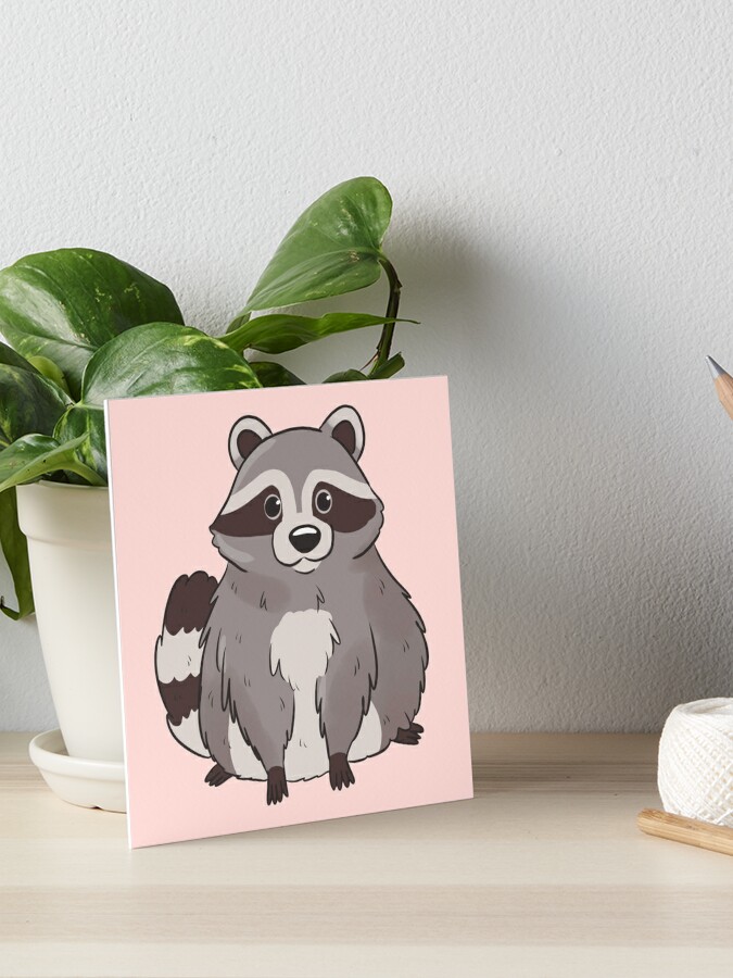 Cute cartoon raccoon pack Sticker for Sale by Yaragold