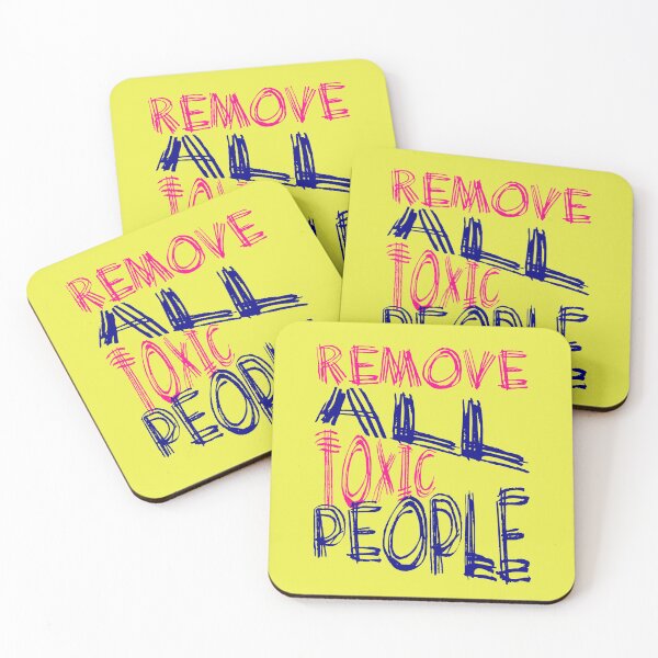Item preview, Remove All Toxic People Positive Quote designed and sold by taiche.