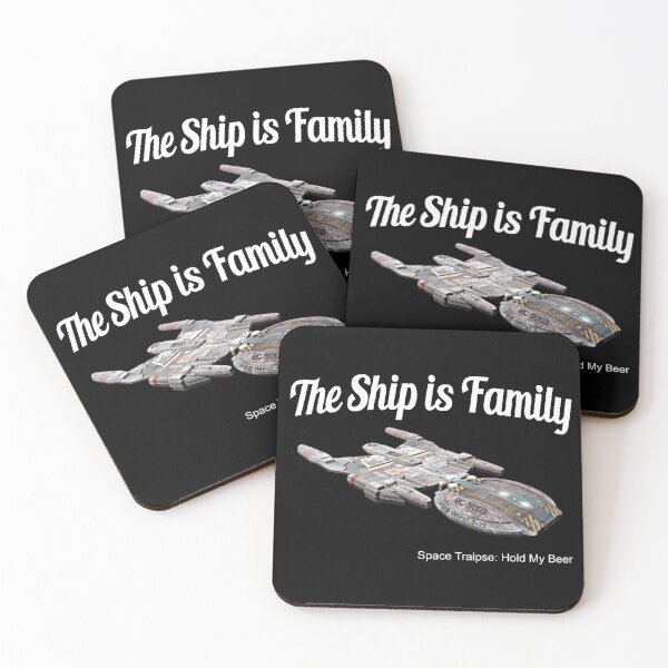 Item preview, ST: HMB "The Ship is Family" - white lettering designed and sold by LaserCowPress.