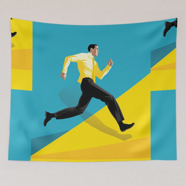 Item preview, Race to Success: Abstract Illustration designed and sold by Piotrek0001.