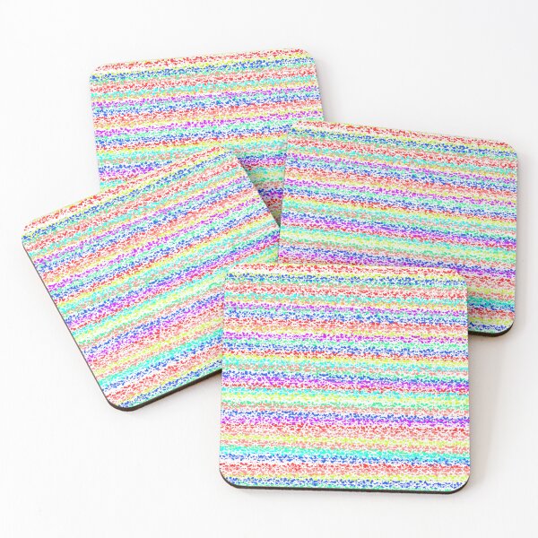 Item preview, modern minimalist trendy colorful rainbow lines abstract vintage pattern designed and sold by DesignYourWaystore.