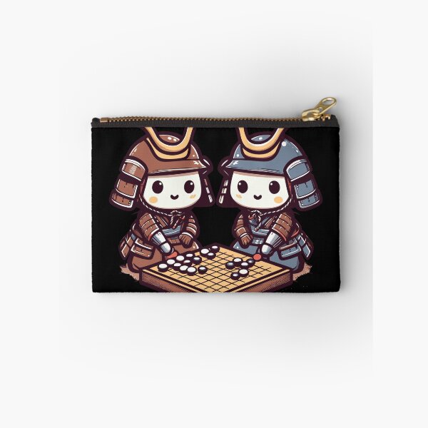 Aperçu de l'œuvre Kawaii samouraï aller jeu de société baduk créée et vendue par TomFrontierArt.