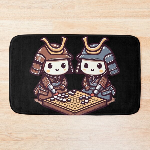 Item preview, Kawaii samurai go board game baduk designed and sold by TomFrontierArt.