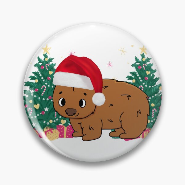 Item preview, wombat christmas cute designed and sold by ChromaHeaven.