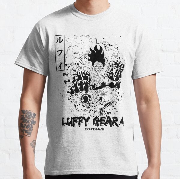 One Piece Luffy Gear 4 T-Shirt (Front & Back) – Vinyl Labz