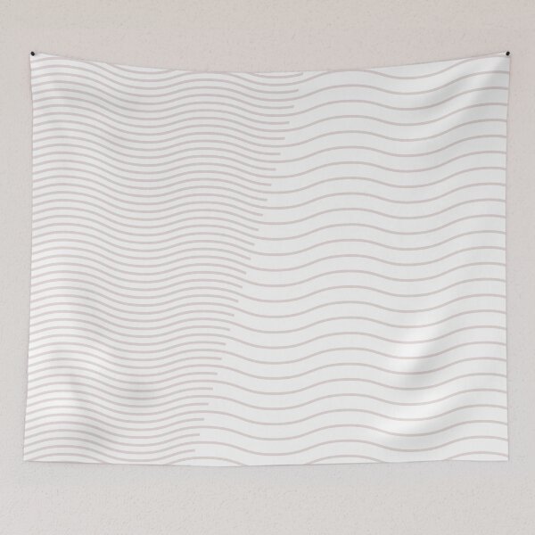 Item preview, Ondulatory Lines Diagonal Gestalt Texture - Almost Mauve designed and sold by LorenzoMercanti.