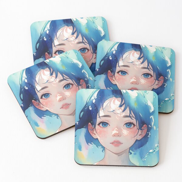 Item preview, Underwater Watercolor Portrait designed and sold by PaperAI.