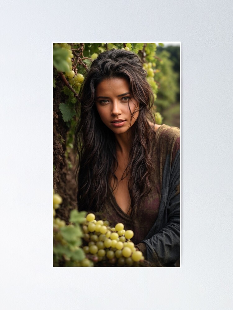 LONGGZ Poster Imprimé Adriana Lima (20) - Décoration Murale Encadrée Ou Sans Cadre - 20 X 30 Cm