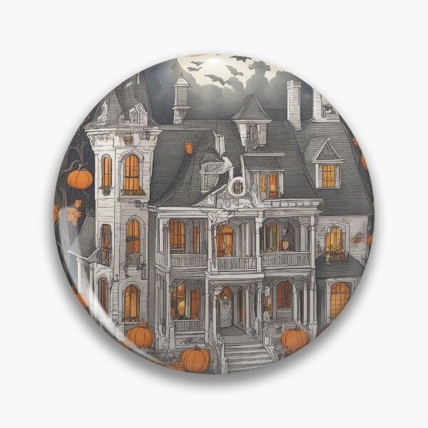 Artikelvorschau, Haunting Motifs: Intricate Patterns of Halloween Terrors entworfen und verkauft von The-Library.