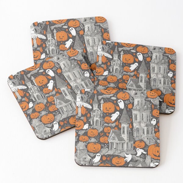 Item preview, Spooky Silhouettes: A Seamless Parade of Halloween Horrors designed and sold by The-Library.