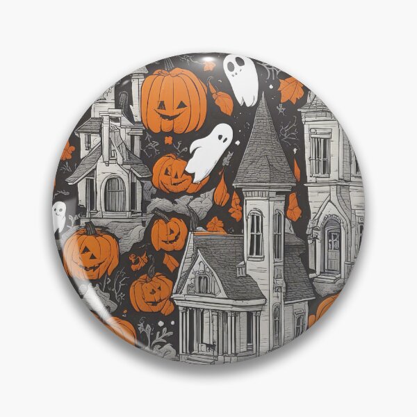 Artikelvorschau, Spooky Silhouettes: A Seamless Parade of Halloween Horrors entworfen und verkauft von The-Library.
