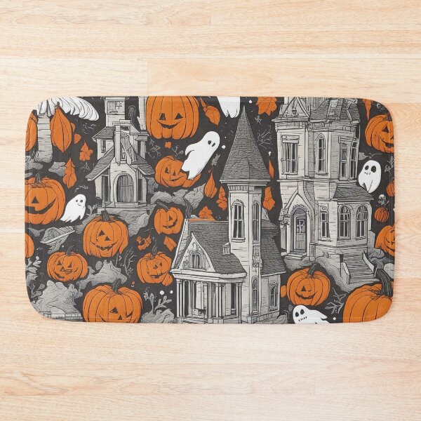 Item preview, Spooky Silhouettes: A Seamless Parade of Halloween Horrors designed and sold by The-Library.