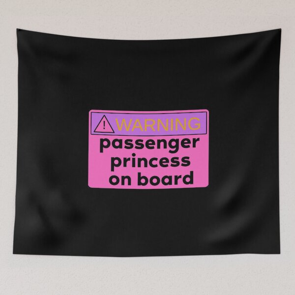 Item preview, passenger princess on board | colorful cute pink passenger  designed and sold by Happiness-pills.