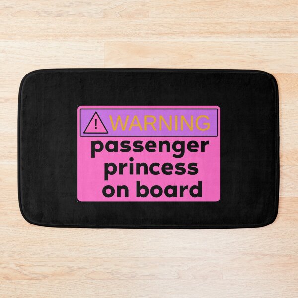Item preview, passenger princess on board | colorful cute pink passenger  designed and sold by Happiness-pills.
