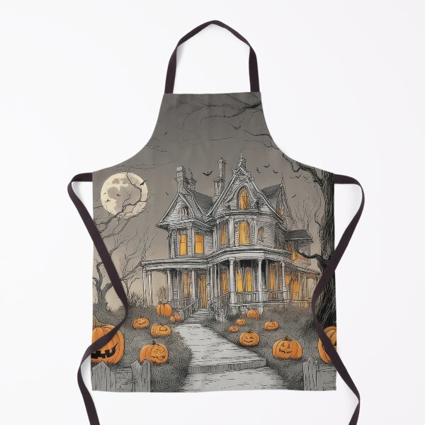Aperçu de l'œuvre Frightful Fabric: Woven Whispers of All Hallows' Eve créée et vendue par The-Library.